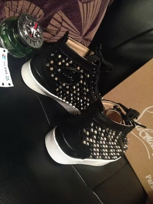 Christian Louboutin High-Top Fashion Men Shoes--013